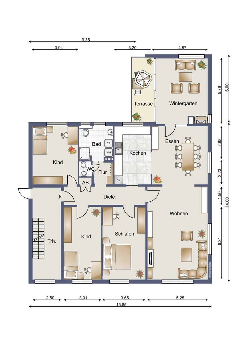 Wohnung zum Kauf 399.000 € 5,5 Zimmer 183,7 m²<br/>Wohnfläche Schlierbach 73278