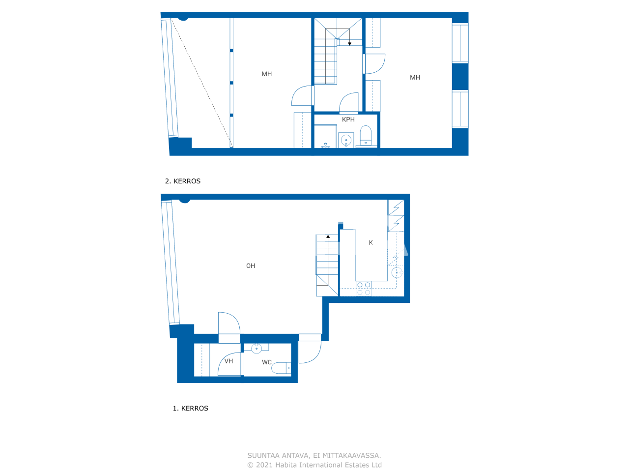 Studio zur Miete 1.000 € 3 Zimmer 88 m²<br/>Wohnfläche 1.<br/>Geschoss Kasarminlahdentie 6 Uusikaupunki 23500