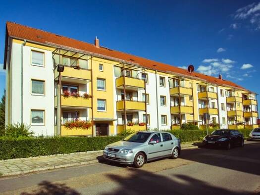 Wohnung zur Miete 360 € 3 Zimmer 60,1 m² 2. Geschoss frei ab sofort Paul-Lürmann-Straße 8 Greußen 99718