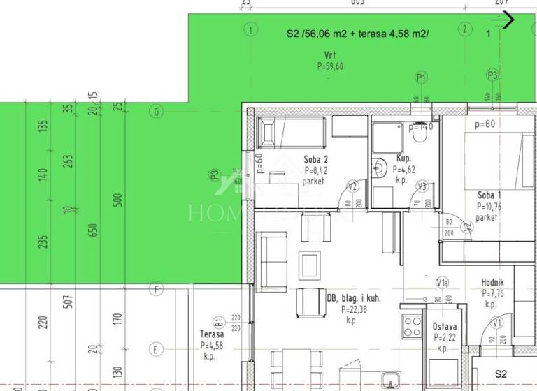 Wohnung zum Kauf 182.526 € 3 Zimmer 62 m² Gradici, Velika Gorica - Okolica Velika Gorica