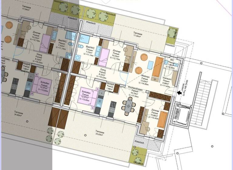 Penthouse zum Kauf - Erstbezug 471.599 € 4 Zimmer 89,9 m² 3. Geschoss Albrechtsstrasse 3 Bad Gleichenberg 8344