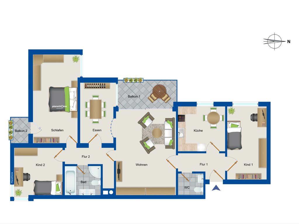 Wohnung zum Kauf 489.900 € 4,5 Zimmer 112 m²<br/>Wohnfläche 6.<br/>Geschoss Ebersberg Ebersberg 85560