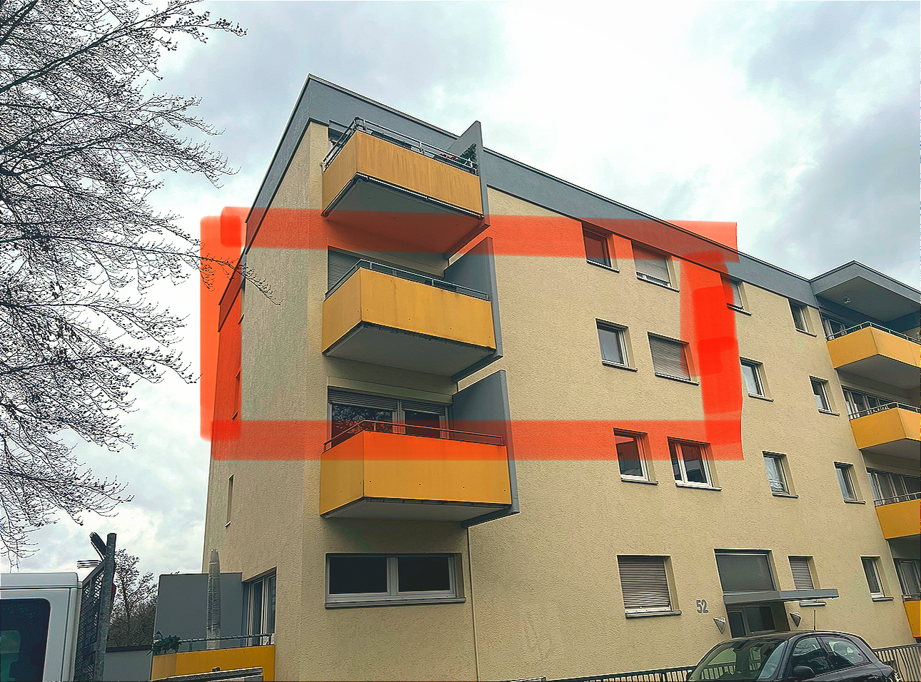 Wohnung zum Kauf provisionsfrei als Kapitalanlage geeignet 310.000 € 3,5 Zimmer 85 m²<br/>Wohnfläche Bahnhofstraße 52 Kernstadt Leonberg 71229