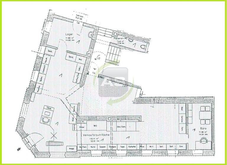 Laden zur Miete 395 € 4 Zimmer 136,5 m² Verkaufsfläche Rosa-Luxemburg-Straße 66 Pölbitz Zwickau 08058