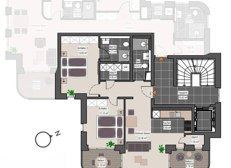 Wohnung zum Kauf 1.375.000 € 3 Zimmer 78 m² 1. Geschoss frei ab sofort Wyk auf Föhr 25938