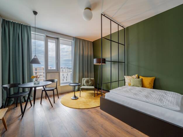 Studio zur Miete Wohnen auf Zeit 2.370 € 1 Zimmer 25 m² frei ab sofort Brühl Freiburg im Breisgau 79106