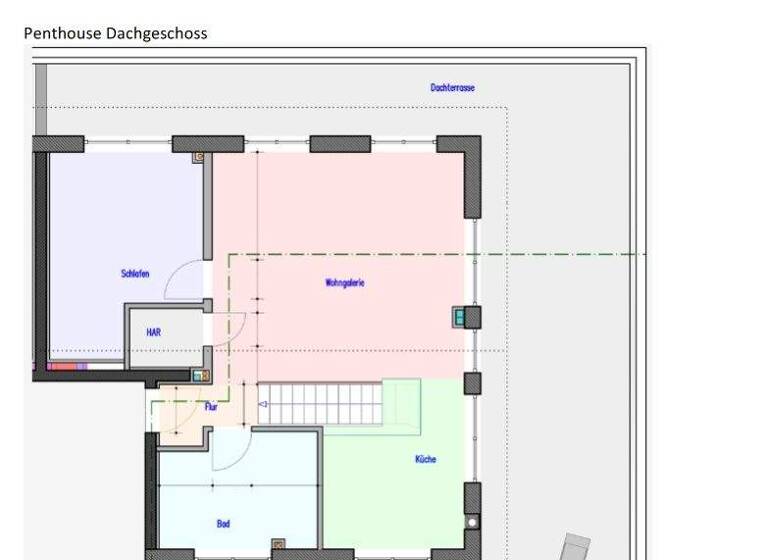 Penthouse zur Miete 2.990 € 4 Zimmer 147,1 m² 5. Geschoss Pankow Berlin 13189