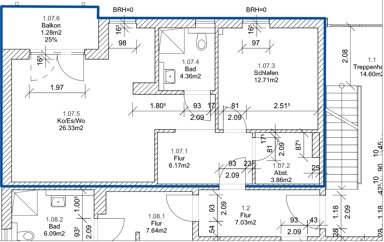 Studio zur Miete 777 € 2 Zimmer 54,6 m² Wittenau Berlin 13435