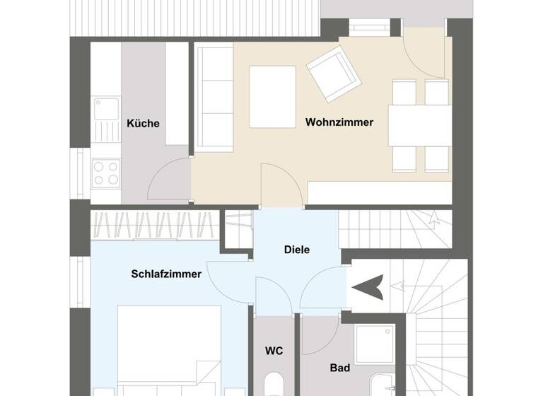 Wohnung zum Kauf 3 Zimmer 52,2 m² Wyk auf Föhr 25938