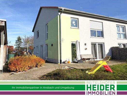 Doppelhaushälfte zur Miete 1.260 € 4 Zimmer 125 m² 250 m² Grundstück Elpersdorf Ansbach 91522