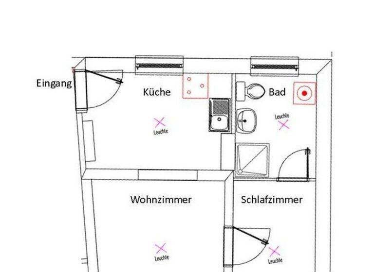Wohnung zur Miete 380 € 2 Zimmer 35 m² 1. Geschoss frei ab sofort Adolf-Reichwein-Str. 11 Tiefensee Werneuchen (Ortsteil Tiefensee) 16356