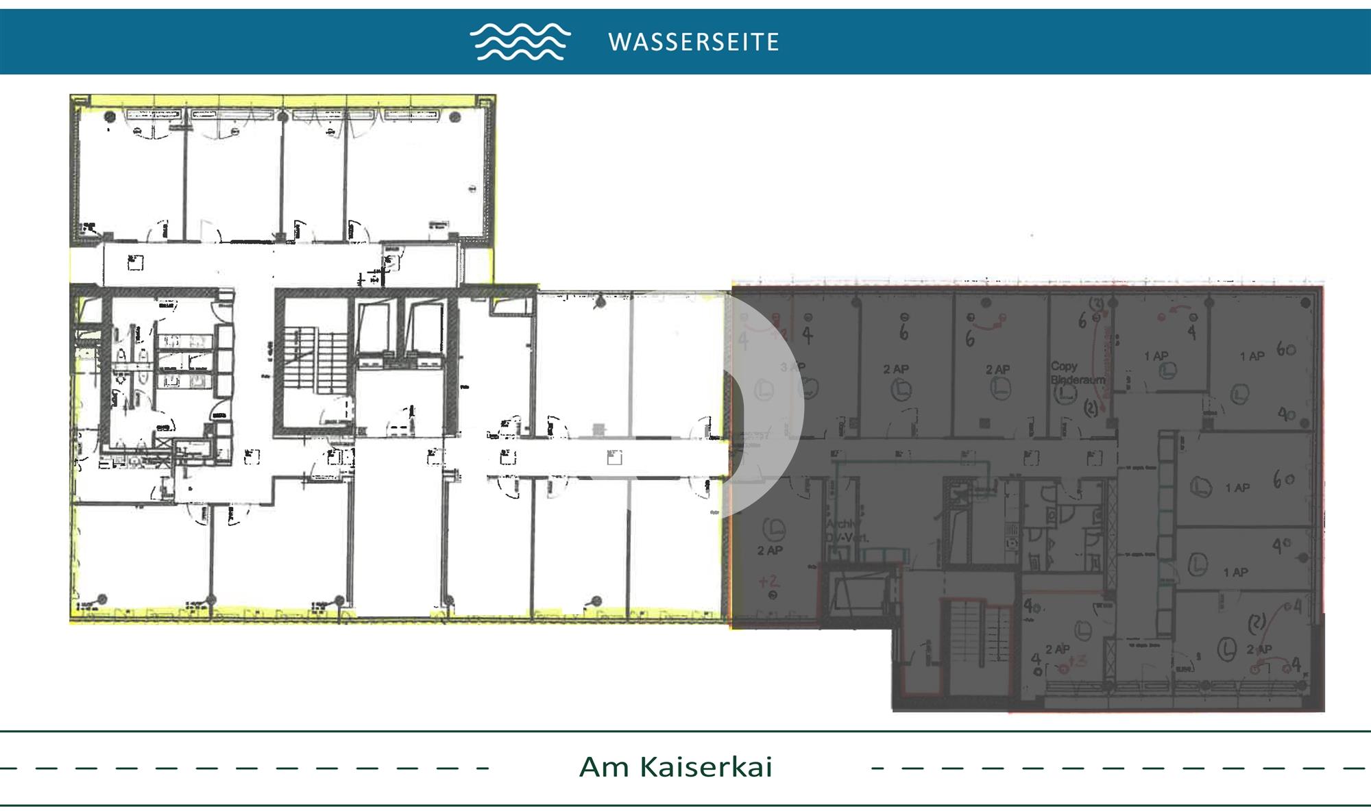 Bürogebäude zur Miete 22,50 € 795 m²<br/>Bürofläche HafenCity Hamburg 20457