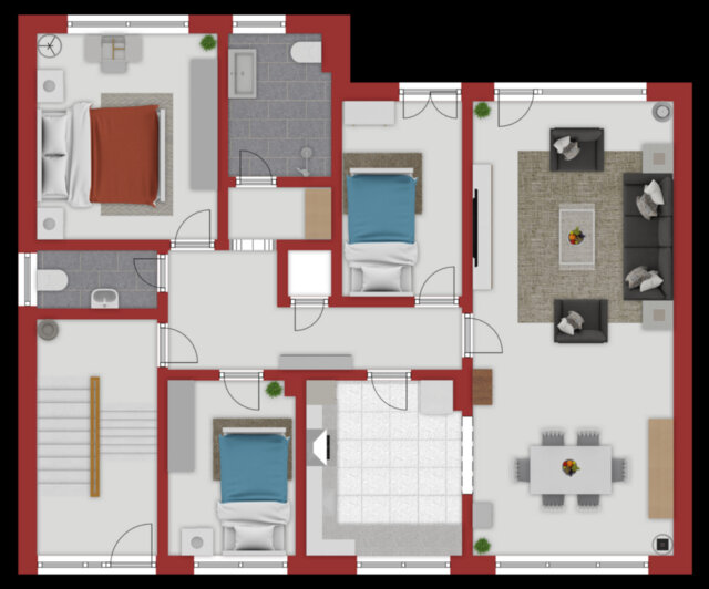 Wohnung zur Miete 1.100 € 4 Zimmer 110 m²<br/>Wohnfläche EG<br/>Geschoss 01.02.2025<br/>Verfügbarkeit Altendorf Meckenheim / Altendorf 53340