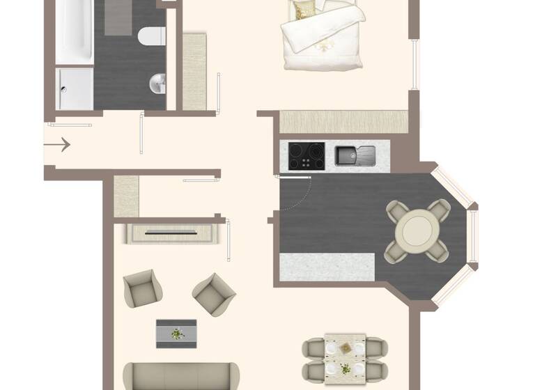 Wohnung zum Kauf als Kapitalanlage geeignet 87.200 € 2 Zimmer 60,2 m² Bischofswerda 01877