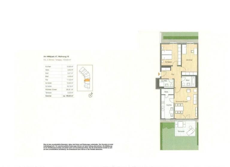 Wohnung zur Miete 1.989 € 3 Zimmer 101,4 m² EG frei ab 01.08.2026 Am Wildpark 47 Ludenberg Düsseldorf 40629
