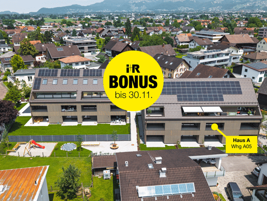 Terrassenwohnung zum Kauf - Erstbezug 375.000 € 2 Zimmer 50,4 m² Ringstraße 19 Feldkirch 6800