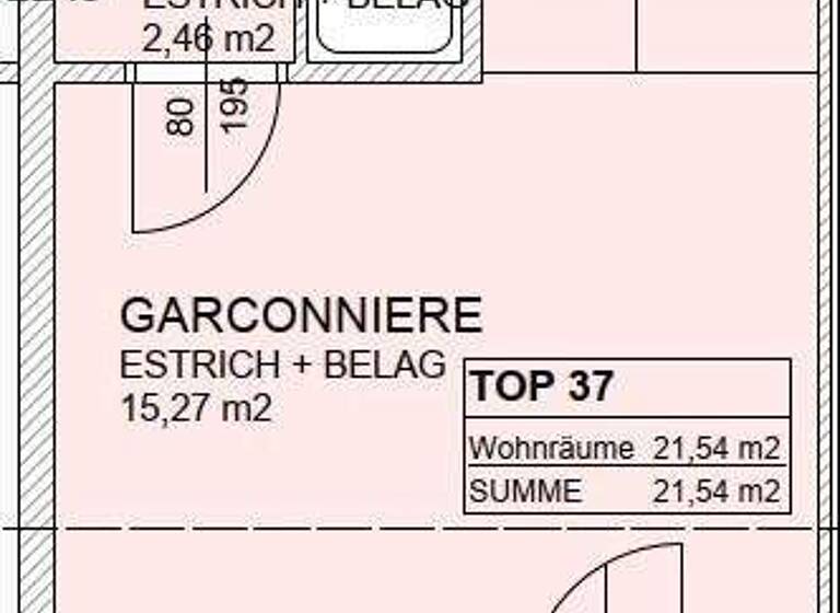 Studio zur Miete 366 € 1 Zimmer 21,5 m² 4. Geschoss Unionstraße 33 Waldegg Linz 4020