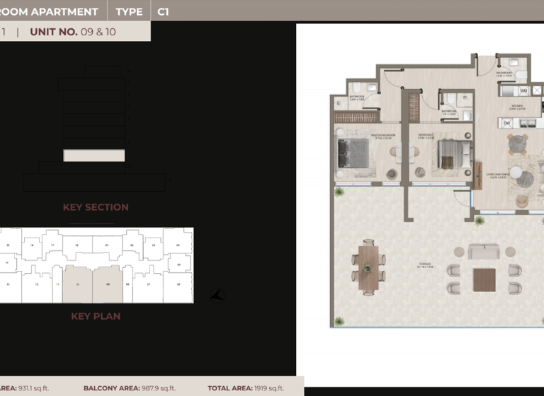 Wohnung zum Kauf 338.840 € 3 Zimmer 177,5 m² Dubai