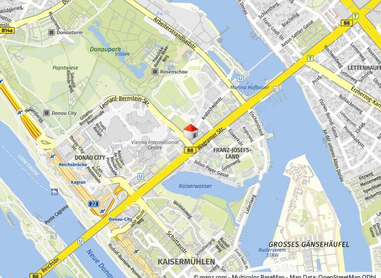 Bürofläche zur Miete 200 m² Bürofläche teilbar ab 15 m² Wien 1220