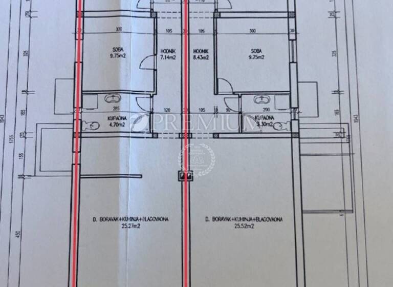 Wohnung zum Kauf 255.000 € 3 Zimmer 65 m² 1. Geschoss Njivice, Omisalj Njivice