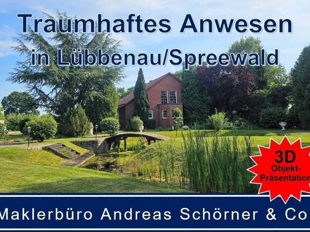 Einfamilienhaus zum Kauf 895.000 € 8 Zimmer 220 m² 5.419 m² Grundstück Lübbenau Lübbenau/Spreewald 03222