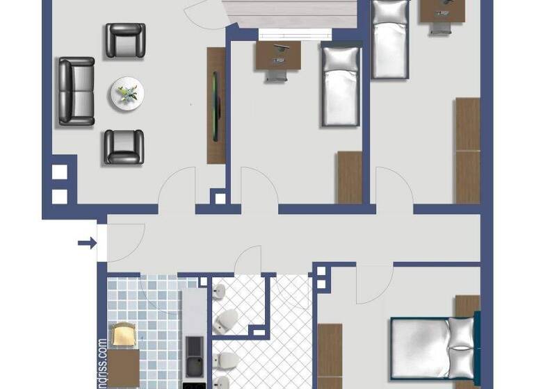 Wohnung zum Kauf provisionsfrei 123.000 € 4 Zimmer 89,2 m² 1. Geschoss Berliner Höhe 79 Beberich Viersen 41748