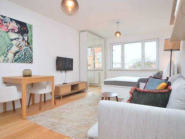 Studio zur Miete Wohnen auf Zeit 895 € 1 Zimmer 27 m² frei ab sofort St Johannis Nürnberg 90419