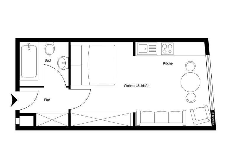 Studio zum Kauf 230.000 € 1 Zimmer 29,3 m² Klausmühle 5 Lochau 6900