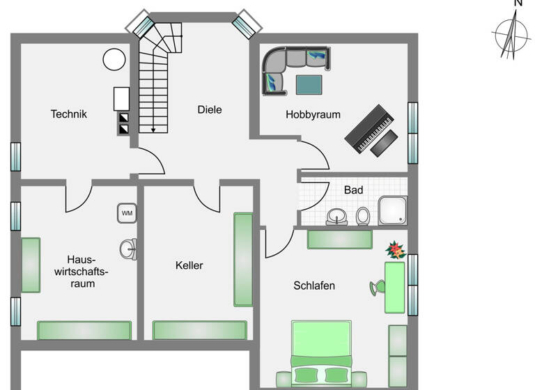 Einfamilienhaus zum Kauf 620.000 € 3 Zimmer 121,3 m²<br/>Wohnfläche 699 m²<br/>Grundstück Bodelshausen 72411