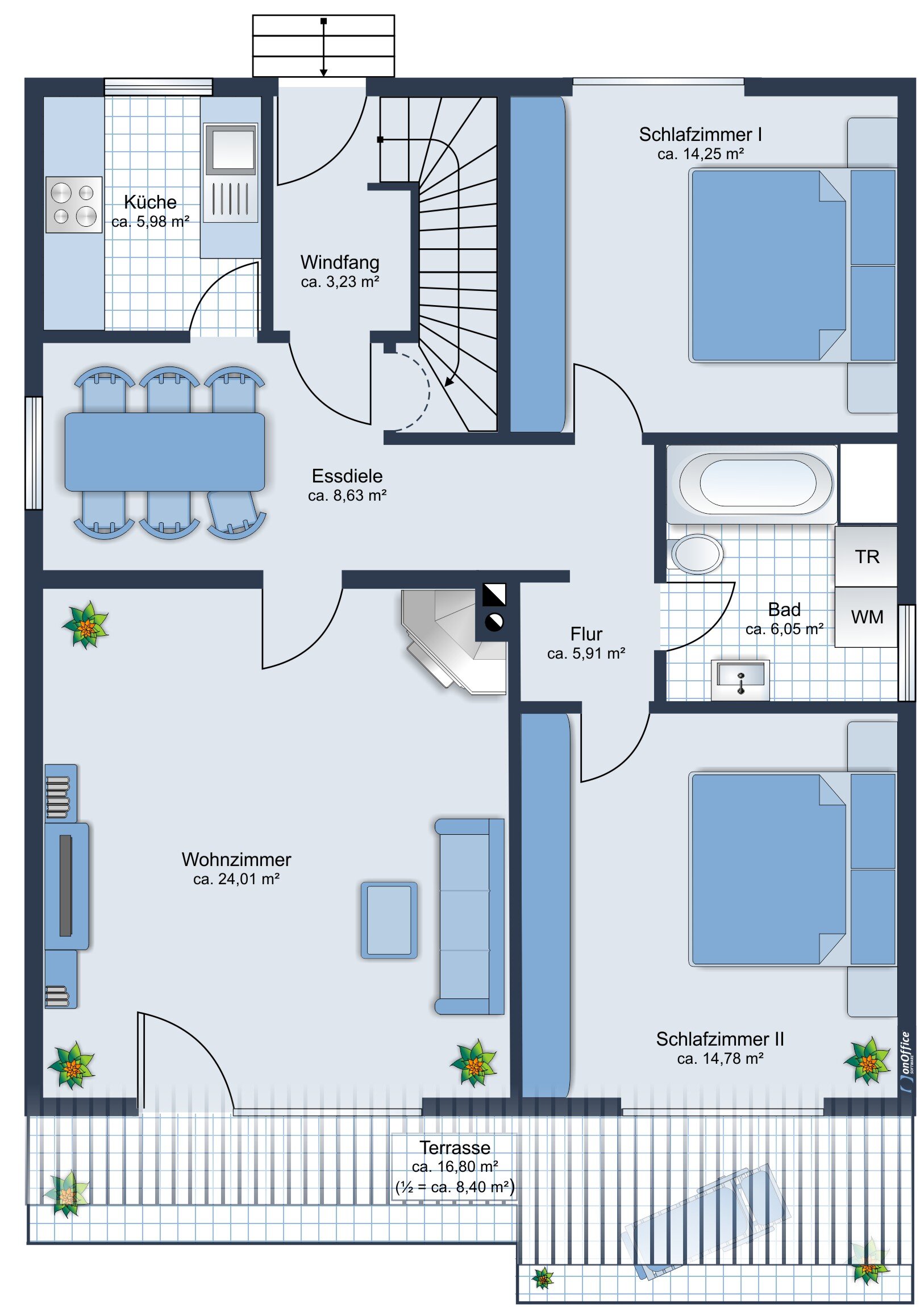 Einfamilienhaus zum Kauf 695.000 € 5,5 Zimmer 137,2 m²<br/>Wohnfläche 443 m²<br/>Grundstück Großkarolinenfeld 83109