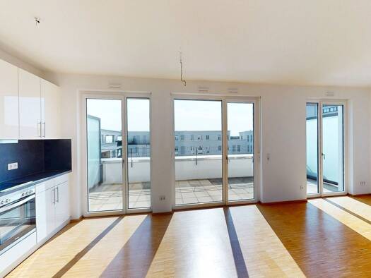 Wohnung zur Miete 2.150 € 4 Zimmer 119,1 m² 7. Geschoss Lyoner Straße 52 Schwanheim Süd 60528