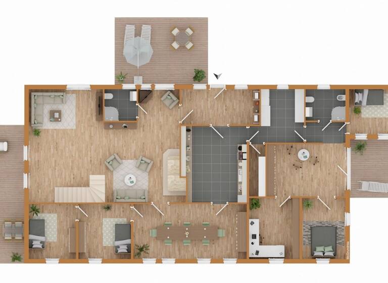 Herrenhaus zum Kauf provisionsfrei 14 Zimmer 392 m² 6.417 m² Grundstück Epe Bramsche 49565