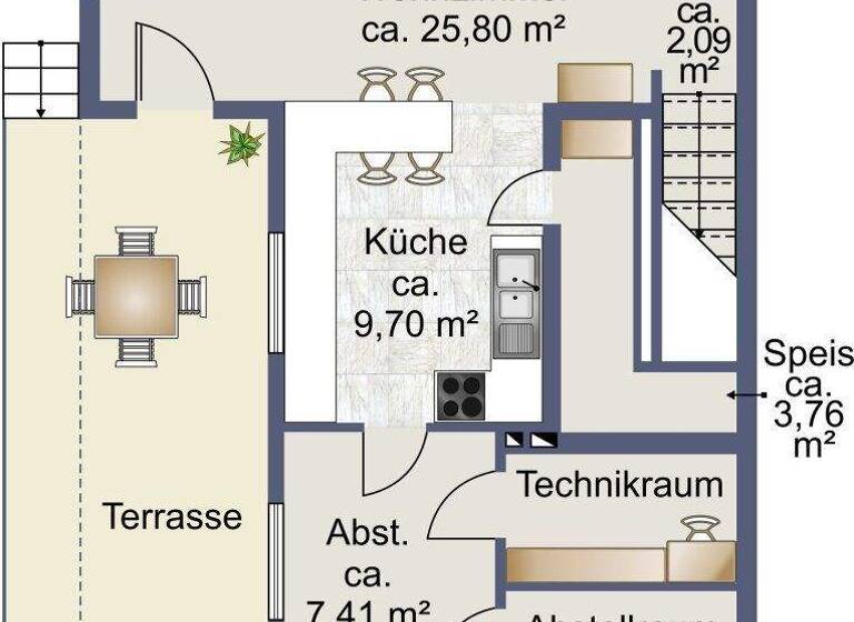 Einfamilienhaus zum Kauf 550.000 € 3,5 Zimmer 95,9 m² 1.121 m² Grundstück Oberrohrbach 2105