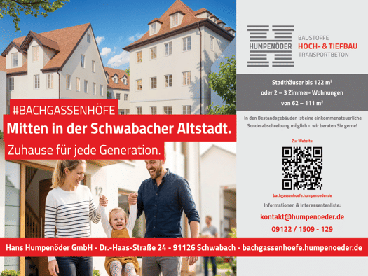 Studio zum Kauf provisionsfrei 1 Zimmer Bachgasse 26 Schwabach Schwabach 91126