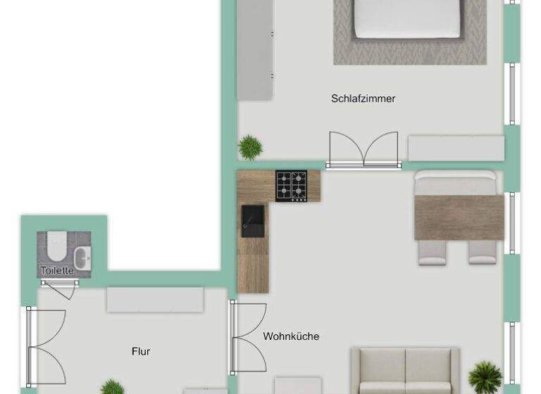 Wohnung zum Kauf 359.000 € 2 Zimmer 55 m² 2. Geschoss Wien 1020