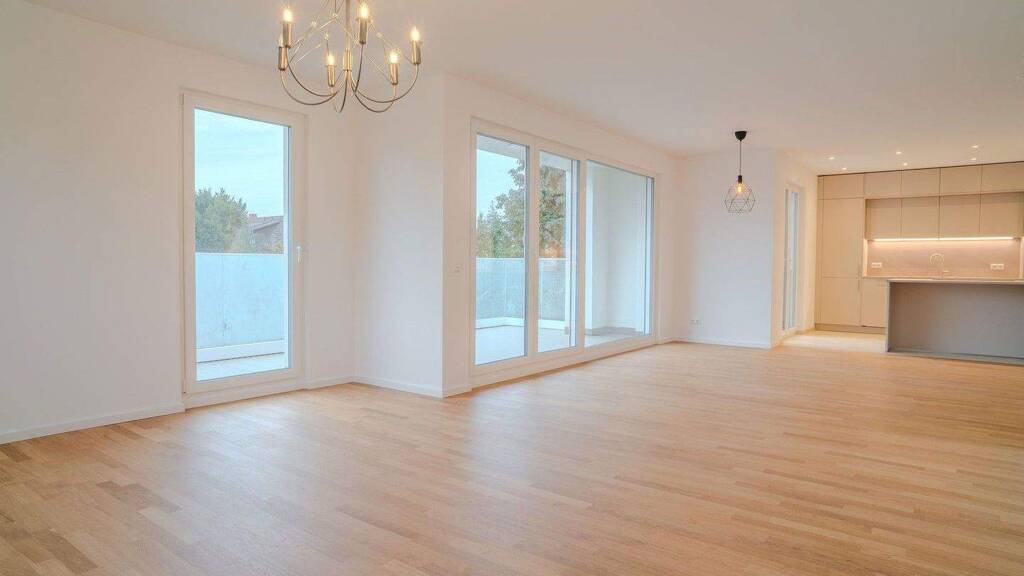 Wohnung zur Miete - Erstbezug 3.625 € 4 Zimmer 145 m² 1. Geschoss An den Postwiesen 1 Hausen Frankfurt am Main 60488