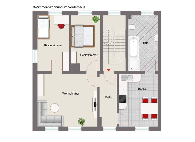 Mehrfamilienhaus zum Kauf 435.000 € 17 Zimmer 361 m² 300 m² Grundstück Ottersleben Magdeburg 39116