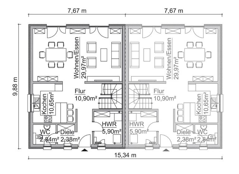 Doppelhaushälfte zum Kauf provisionsfrei 281.000 € 4 Zimmer 122 m² 601 m² Grundstück frei ab sofort Ostenholz Bomlitz 29664
