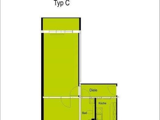 Wohnung zur Miete 283 € 2 Zimmer 48 m² 2. Geschoss frei ab 30.04.2026 F.-Knape-Str. 4 Aschersleben 06449