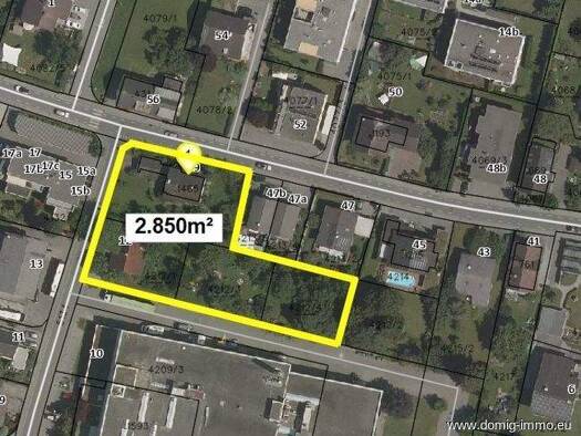 Grundstück zum Kauf 2.850 m² Grundstück Kaiserstraße 49 Feldkirch / Altenstadt 6800