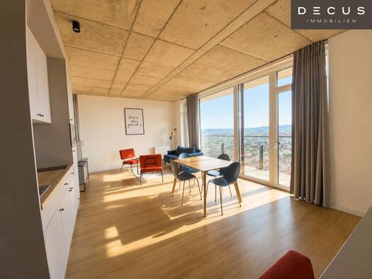 Wohnung zur Miete 1.444 € 1,5 Zimmer 23. Geschoss Landstraße 1030