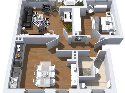 Wohnung zur Miete 479 € 2 Zimmer 59,9 m² 2. Geschoss von-Waldthausen-Straße 152 Horsthausen Herne 44628
