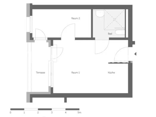 Wohnung zur Miete Tauschwohnung 256 € 1,5 Zimmer 36,1 m² 6. Geschoss Mariendorf Berlin 12105