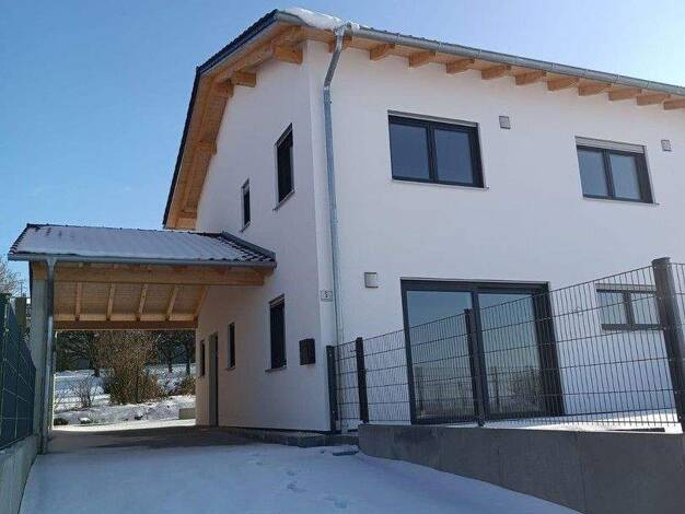 Doppelhaushälfte zum Kauf - Erstbezug provisionsfrei 485.000 € 5 Zimmer 165 m² 249 m² Grundstück Rosenbergerstraße 5 (Kleinlintach 1) Bogenberg Bogen 94327