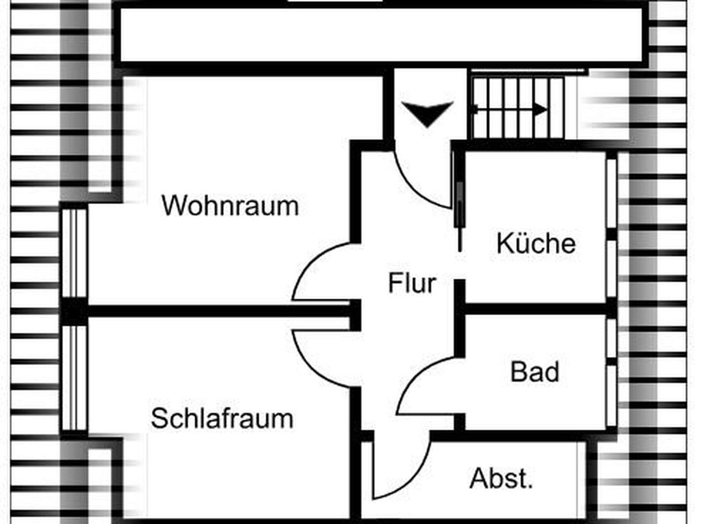 Wohnung zur Miete 620 € 2 Zimmer 56,3 m²<br/>Wohnfläche Klaus-Groth-Straße 48 Lüne - Moorfeld Lüneburg 21337