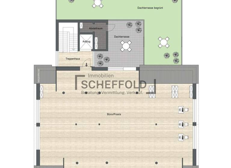 Büro zur Miete - Erstbezug 2.760 € 250,9 m² Bürofläche Biberach Biberach an der Riß 88400