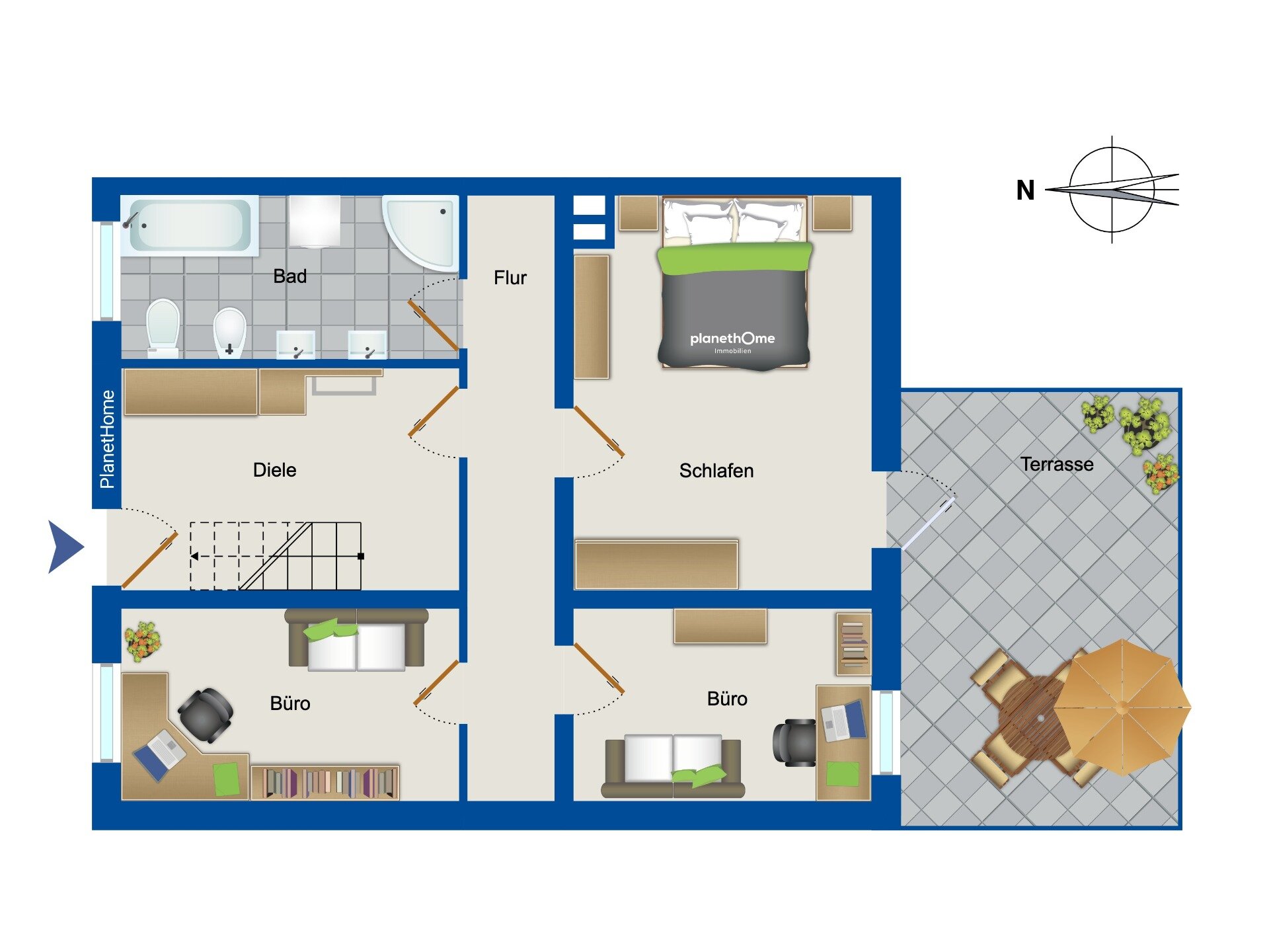 Reihenmittelhaus zum Kauf 360.000 € 6 Zimmer 151,3 m²<br/>Wohnfläche 520,9 m²<br/>Grundstück Klausdorf Altenholz 24161