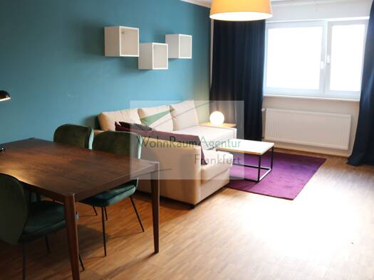 Wohnung zur Miete Wohnen auf Zeit 1.270 € 1,5 Zimmer 43 m² frei ab sofort Berger Straße Nordend-Ost Frankfurt am Main 60316