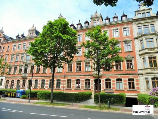 Wohnung zur Miete 464 € 2 Zimmer 61,6 m² 2. Geschoss Weststraße 38 Kaßberg Chemnitz 09112