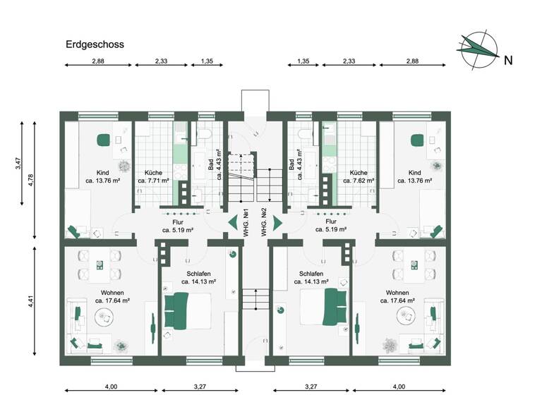 Mehrfamilienhaus zum Kauf 632.000 € 21 Zimmer 491,8 m² 603 m² Grundstück Sudenburg Magdeburg 39112